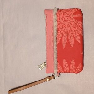 Spartina 449 Grab-N-Go Wristlet NWOT Palmetto Frond Pattern RFID Protection